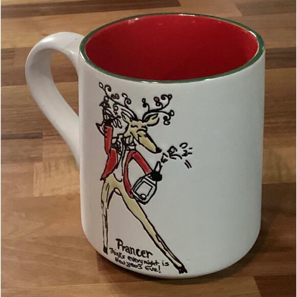 Eli + Ana Rudolph The Red Nose Reindeer PRANCER Reindeer Christmas Mug 2024 - Picture 5 of 9